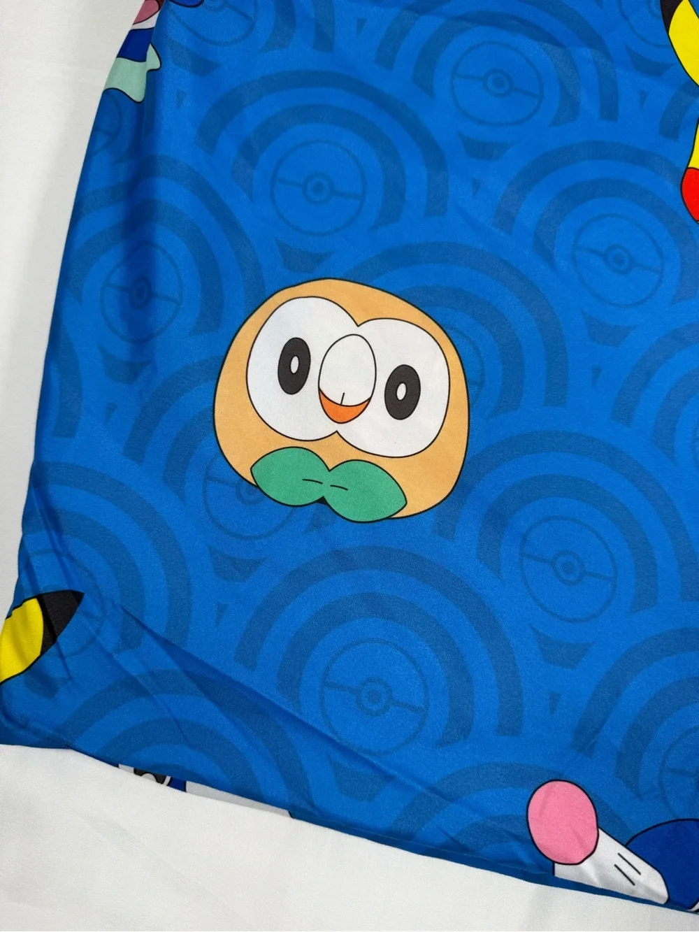 POKÉMON Full Flat Sheet Pikachu Rowlet Litten Popplio Rotom Nintendo Anime Gamer